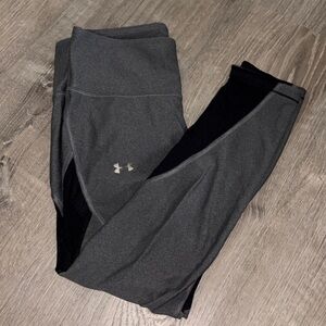 Women’s under armor sheer black grey leggingsgs